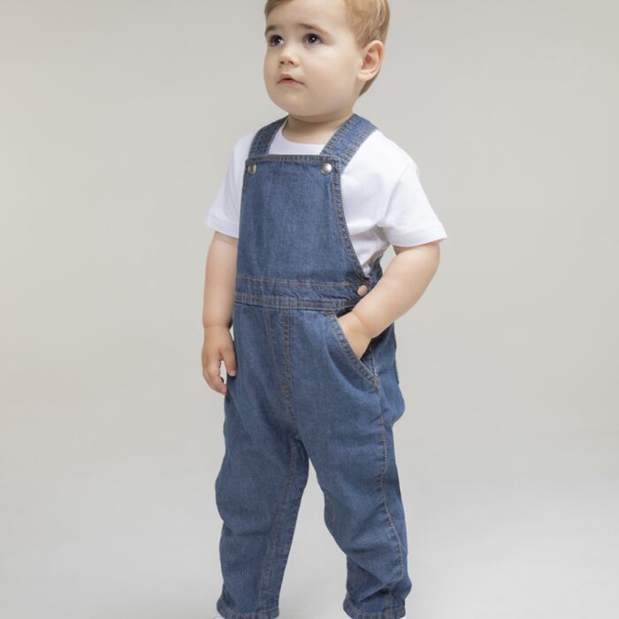 Larkwood Kids Denim Dungarees Thumbnail