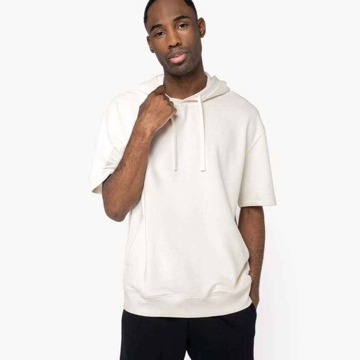 Native Spirit Unisex French Terry Hooded Short Sleeve Sweatshirt Thumbnail