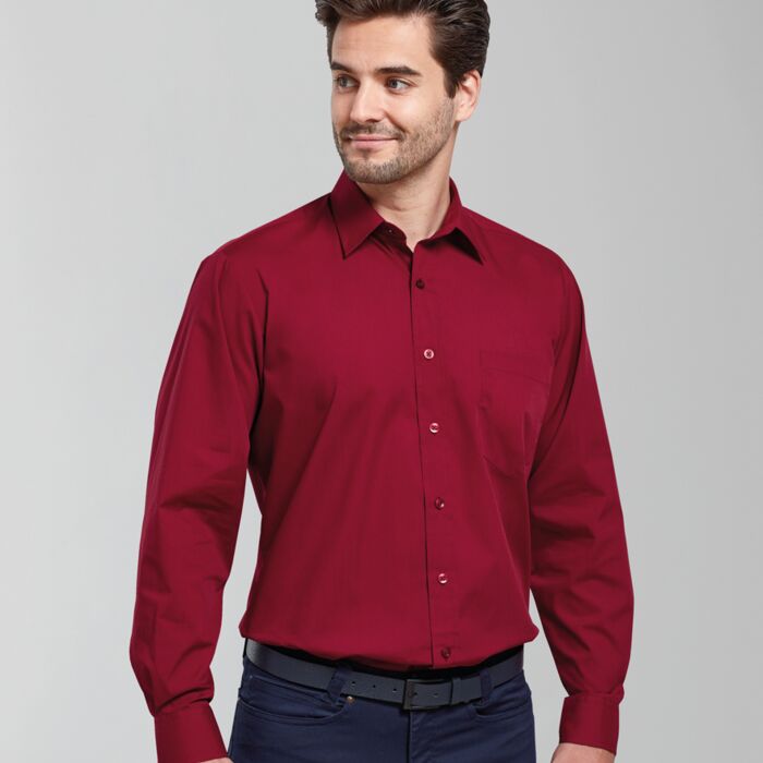 Premier Long Sleeve Poplin Shirt Thumbnail