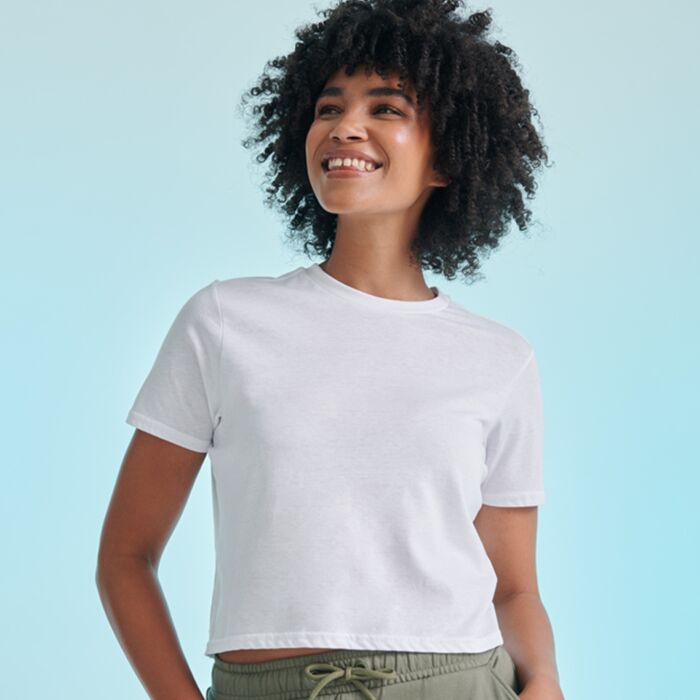 SF Clothing Ladies Cropped Boxy T-Shirt Thumbnail