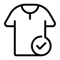dtf finishing and quality check icon
