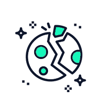 icon showing no cracking or peeling for sublimation
