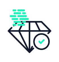 textured, premium finished icon for embroidery