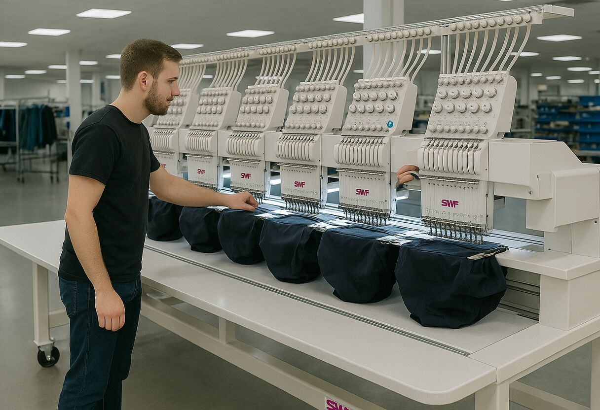 embroidery production