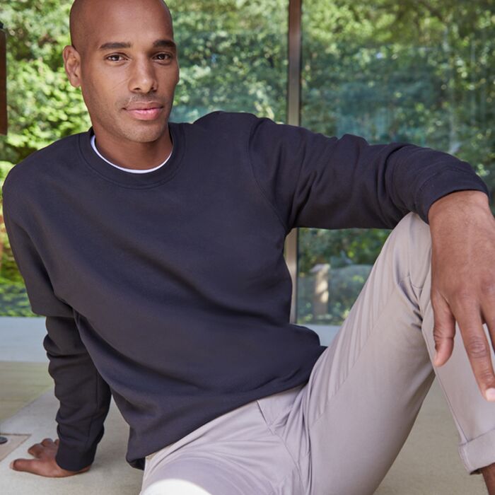 Kustom Kit Kustom Kit Regular Fit Piqué Sweatshirt K337 Kustom Kit Regular Fit Piqué Sweatshirt Thumbnail