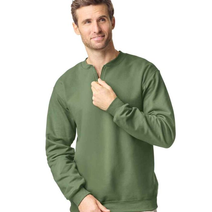 Gildan Gildan SoftStyle® Midweight Fleece 1/4 Zip Sweatshirt GD612 Gildan SoftStyle® Midweight Fleece 1/4 Zip Sweatshirt Thumbnail