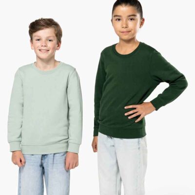 Kariban Kids Eco Friendly Crew Neck Sweatshirt Thumbnail