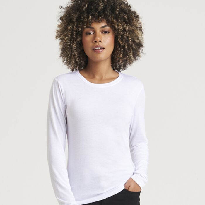 AWDis Ladies Long Sleeve Tri-Blend T-Shirt Thumbnail