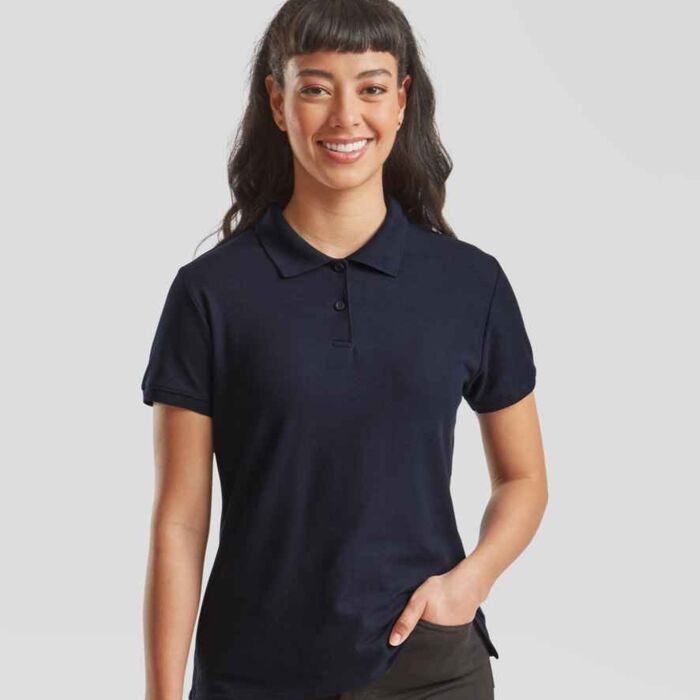 Fruit of the Loom Lady Fit Piqué Polo Shirt Thumbnail